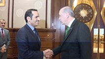 Cumhurbaşkanı Erdoğan, Katar Dışişleri Bakanı Al Sani'yi Kabul Etti