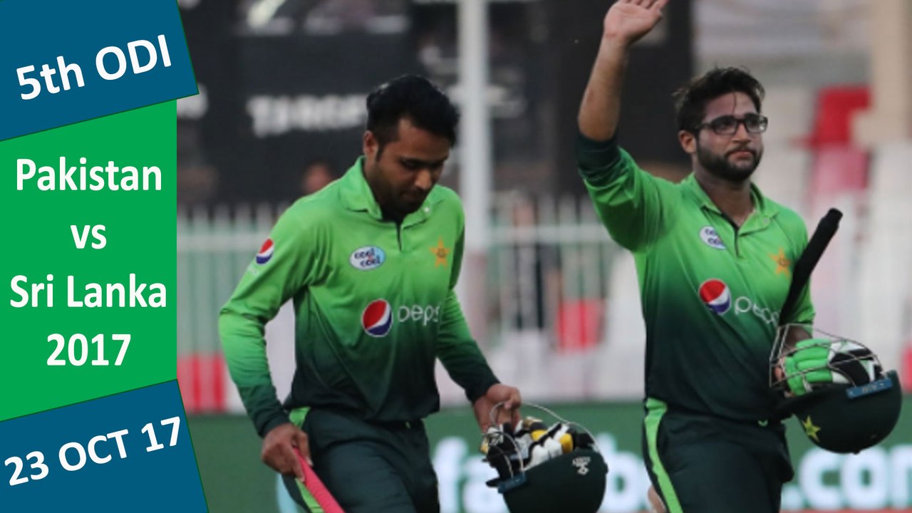 Pakistan vs Sri Lanka | 5th ODI | 23 Oct 17 | Usman Khan Five Wkts & Winning Series 5-0 | Highlights