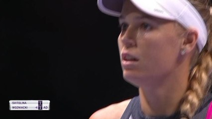 Masters - Wozniacki expédie Svitolina