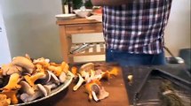 Jamie Oliver cooks steak with wild mushrooms at Google