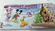 Disney Lebkuchenhaus mit Micky Maus, Minnie und Pluto ❆ Knusperhäuschen