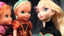 Anna and Elsa Toddlers Star Light Space Adventure Mini Movie Disney Dolls Frozen Trip Toys In Action