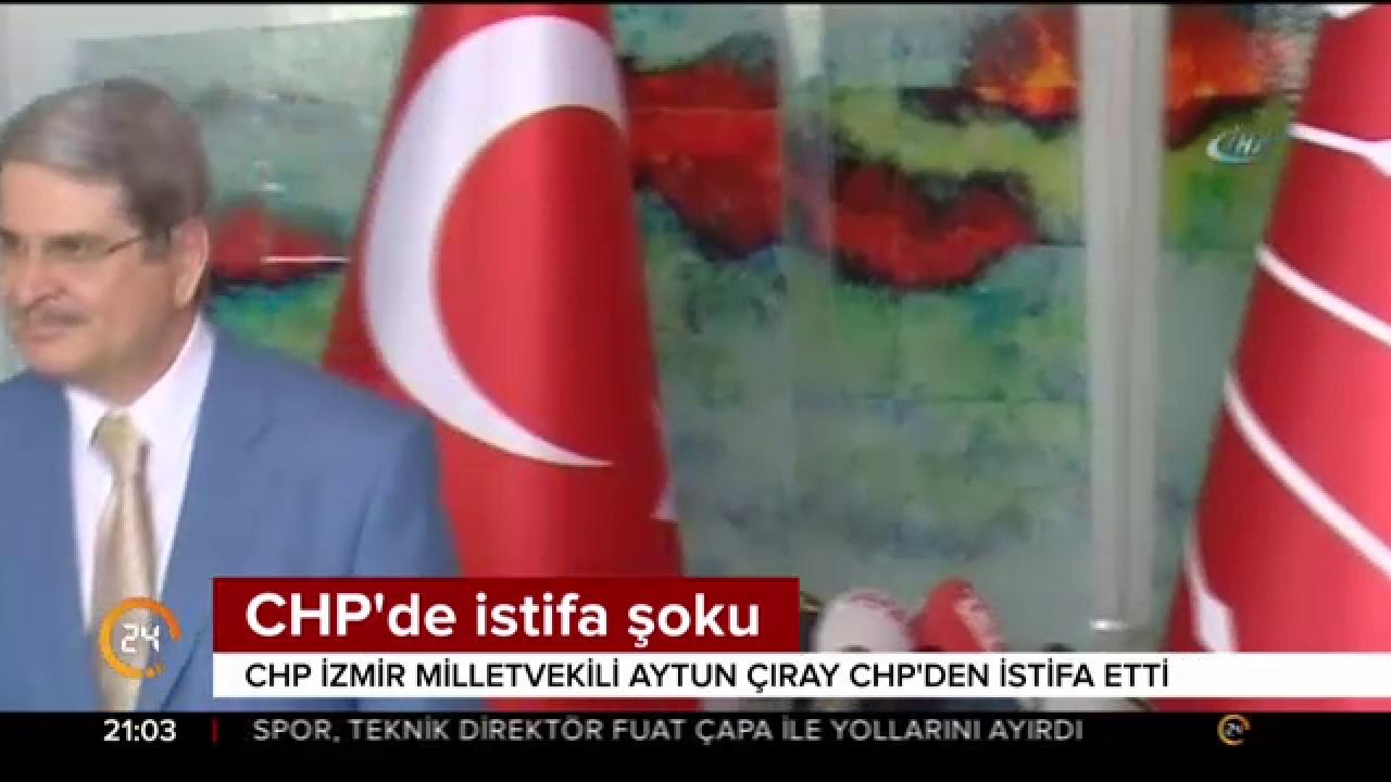 CHP'de istifa şoku