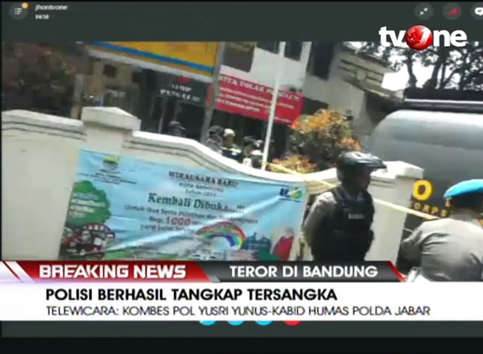 Polisi Berhasil Tangkap Pelaku Peledakan di Cicendo