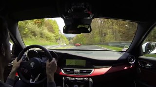 New Alfa Giulia Quadrifoglio - Nurburgring battle vs 911 GT3 RS, BMW M3.