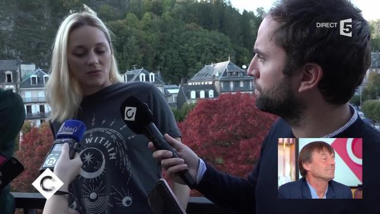 C à vous : Marion Cotillard "rassurée" par Nicolas Hulot
