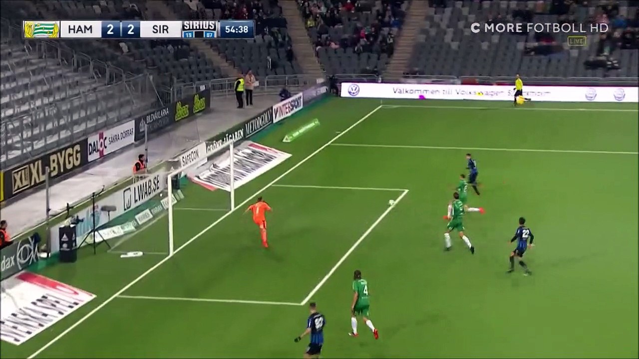 2-2 Johan Andersson Goal Sweden  Allsvenskan - 23.10.2017 Hammarby IF 2-2 Sirius IK