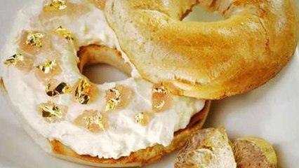 뉴욕 맨해튼 '금가루 베이글' 등장...1개에 113만 원 / YTN