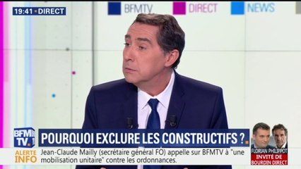 "Je suis opposé à l’exclusion des Constructifs", déclare Geoffroy Didier