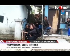 Polisi Kepung Terduga Pelaku Peledakan di Cicendo