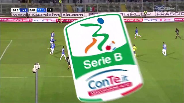 1-1 Cristian Galano Goal Italy Serie B - 23.10.2017 Brescia Calcio 1-1 FC Bari 1908