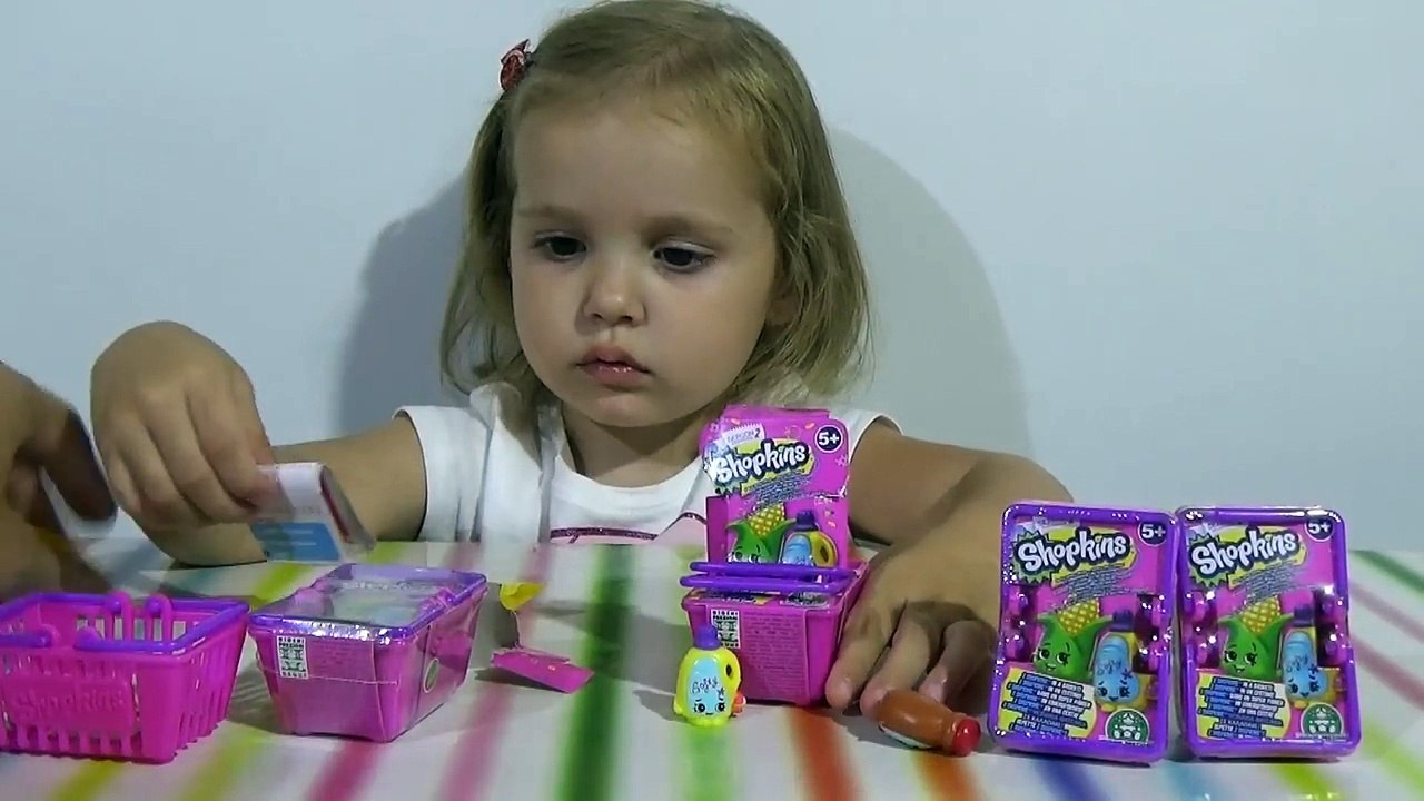 Шопкинс корзинки сюрпризы с игрушками распаковка Shopkins surprise toys unboxing