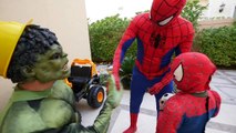 RECKLESS JOKER Crushes SpiderBaby Ball Under Car! w/ Spiderman Bad Baby Hulk Real Life Compilation
