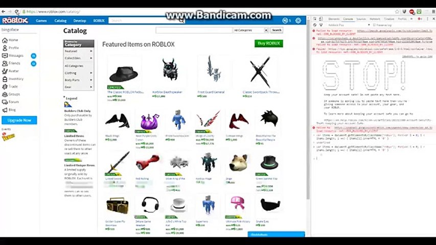 Roblox How To Get Any Hat Item Free September 2016 Not Patched 影片dailymotion - patched roblox glitch how to get 5 free items in roblox