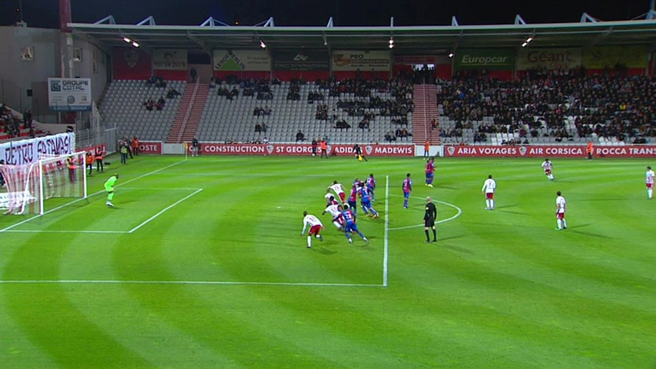 Joris Sainati Goal HD - AC Ajaccio	1-0	GFC Ajaccio 23.10.2017