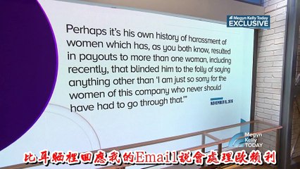 Megyn Kelly reveals she complained about Bill O'Reilly to presidents of Fox News[part II]