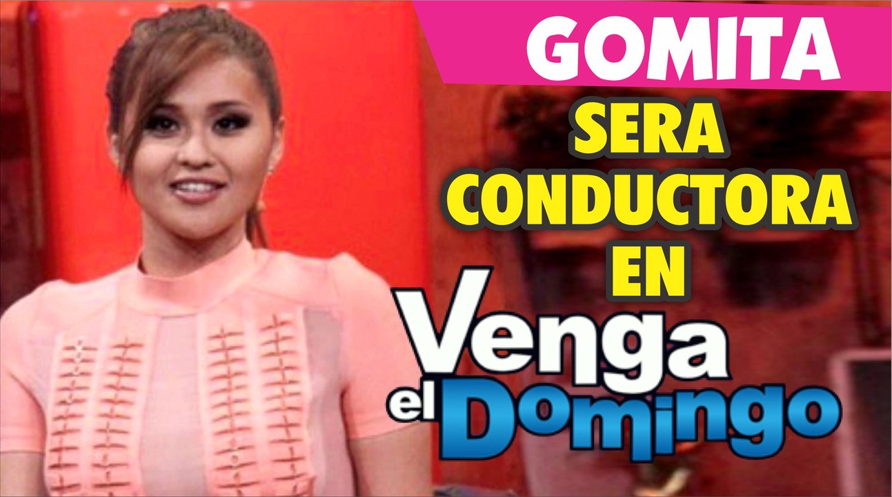 Gomita anuncia que estará en Venga el Domingo