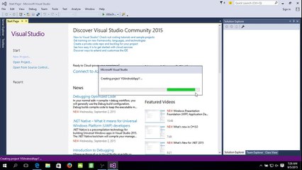 Hello World Android App on Visual Studio new, run on AVD