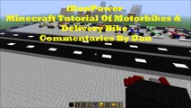 Minecraft Tutorial Of Motorbikes And Delivery Bike