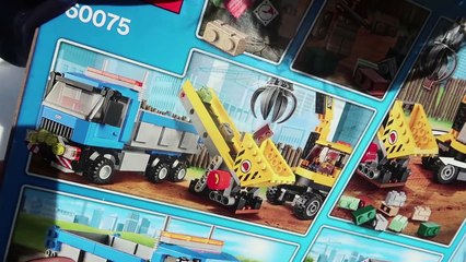 Lego City Excavator and Dump Truck Time Lapse Build