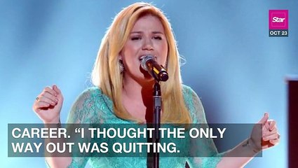 Descargar video: Kelly Clarkson’s Suicide Shocker! The Singer Admits ‘I Wanted To Kill Myself”