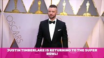 Justin Timberlake set to headline Super Bowl halftime show