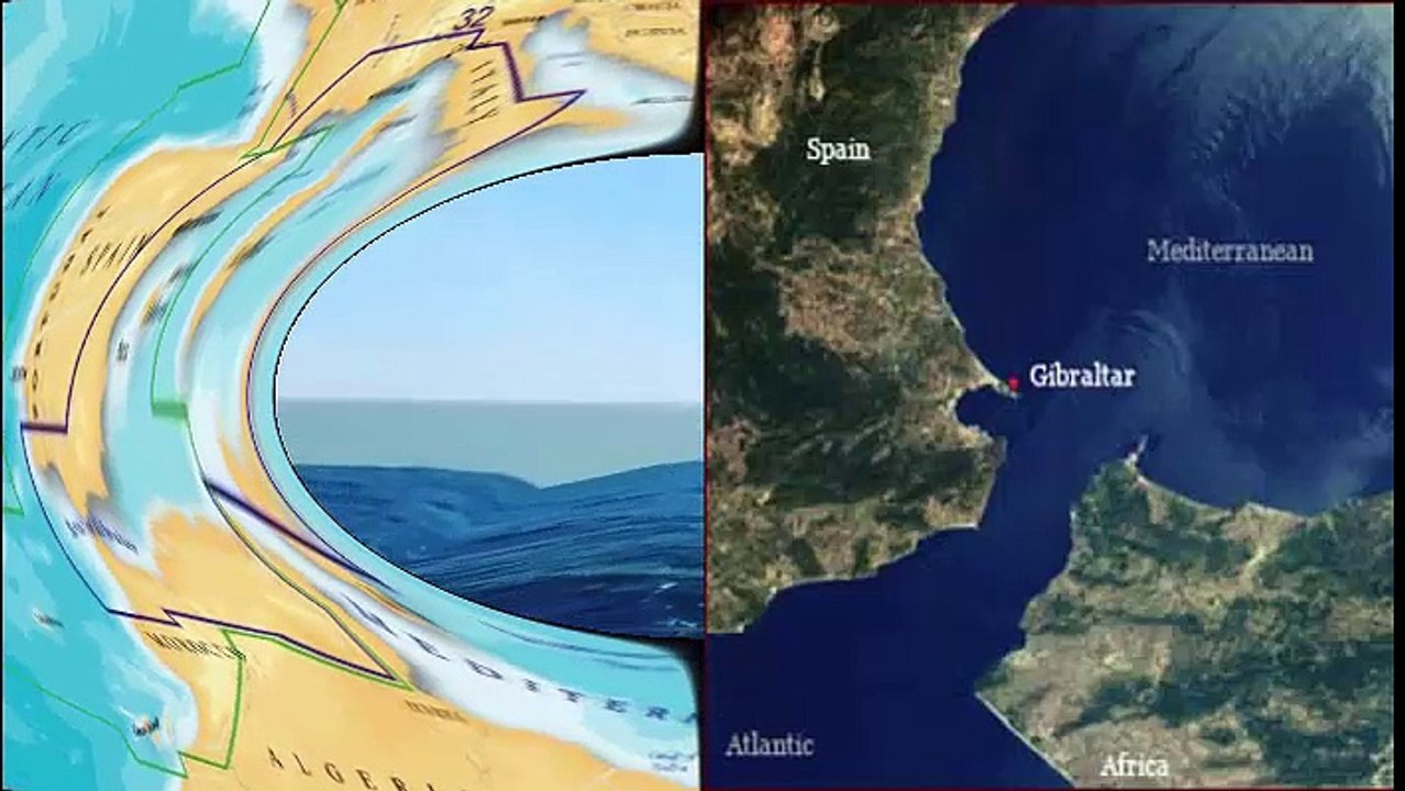 SubhanAllah The Strait of Gibraltar