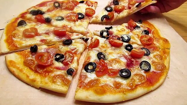 Быстрое тесто для пиццы (с медом)