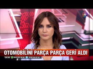 Tamire bıraktığı lüks Mercedesi parça parça geri aldı