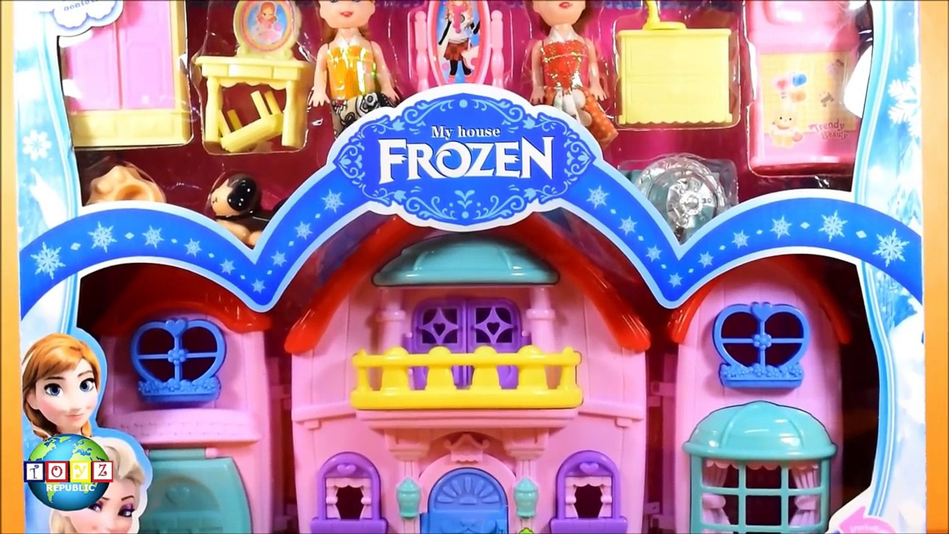 frozen dollhouse dolls