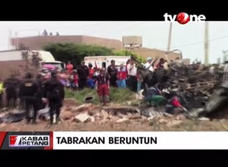 Tabrakan Beruntun, 19 Orang Tewas