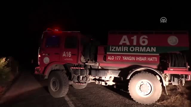 Manisa'da Orman Yangınıyunusemre İlçesinde Orman Yangını