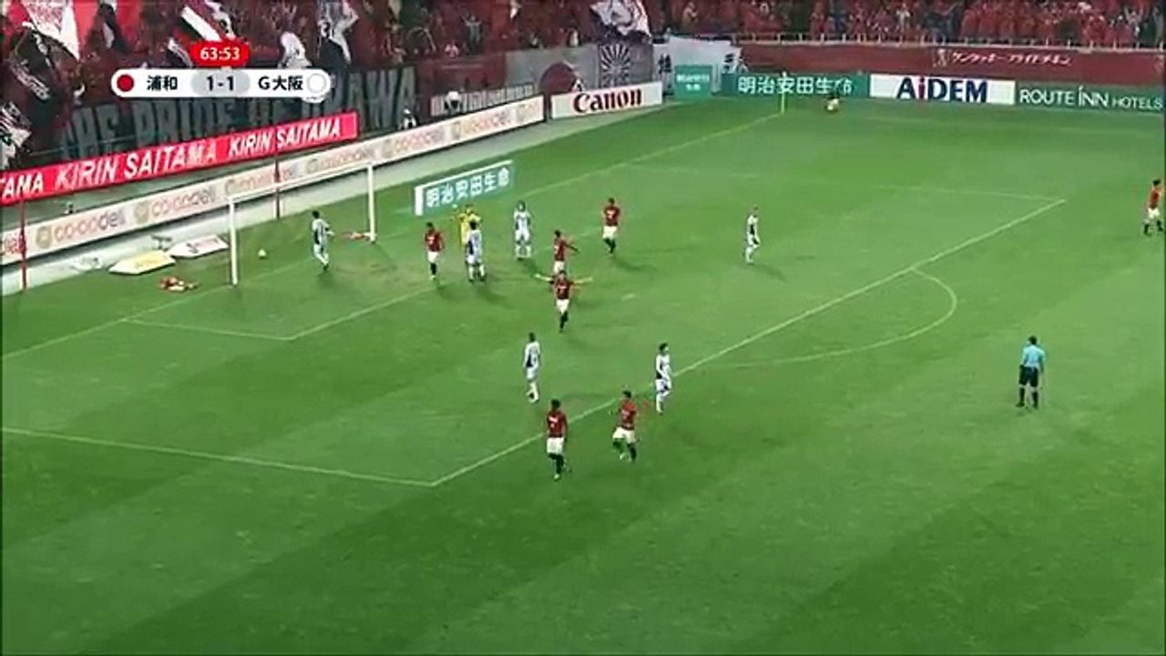 Urawa 2:1 Gamba Osaka (Japanese J League. 22 October 2017)