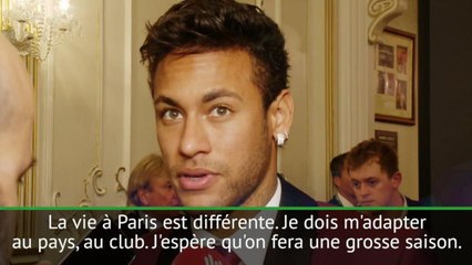 The best FIFA Awards - Neymar : ''Je dois m'adapter à Paris''