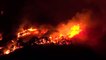 Wildfires Seen by Night in Northern Italy