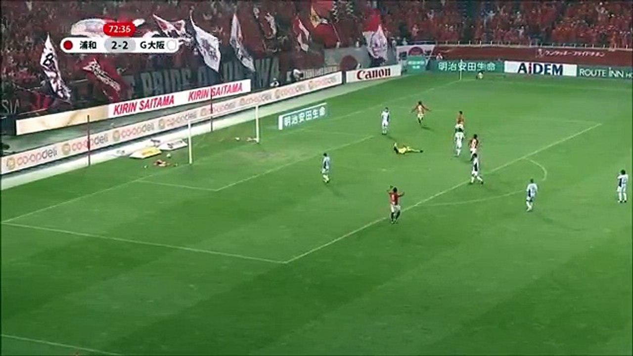 Urawa 3:2 Gamba Osaka (Japanese J League. 22 October 2017)