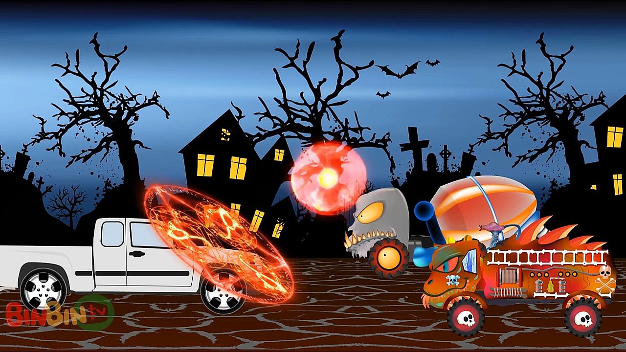 Good vs Evil | Water Tank War | Scary Street Vehicles | Videos for Children | BinBin Tv