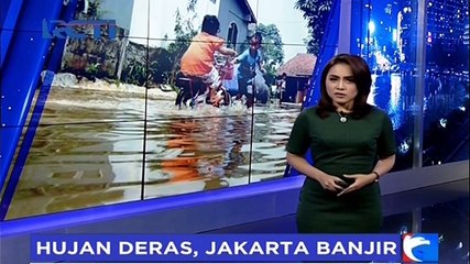 Download Video: Hujan Deras, Sejumlah Titik di Jakarta Terendam Banjir