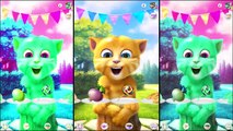 Baby Learn Colors My Talking Ginger Tom Cat Colours for Kids Toddlers Children Baby Play Videos