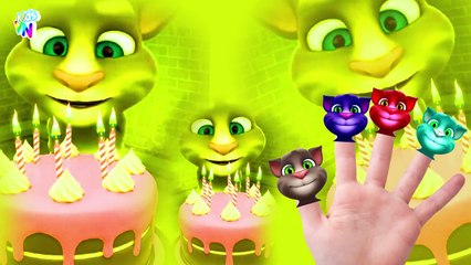 Finger Family SOng Talking Tom Cat | Talking Tom and Friends