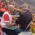 Man Comes Up With Genius Way To Help Blind, Deaf Friend Watch Soccer Game