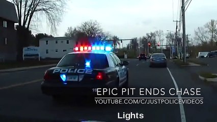 Epic Pit Ends Police Chase