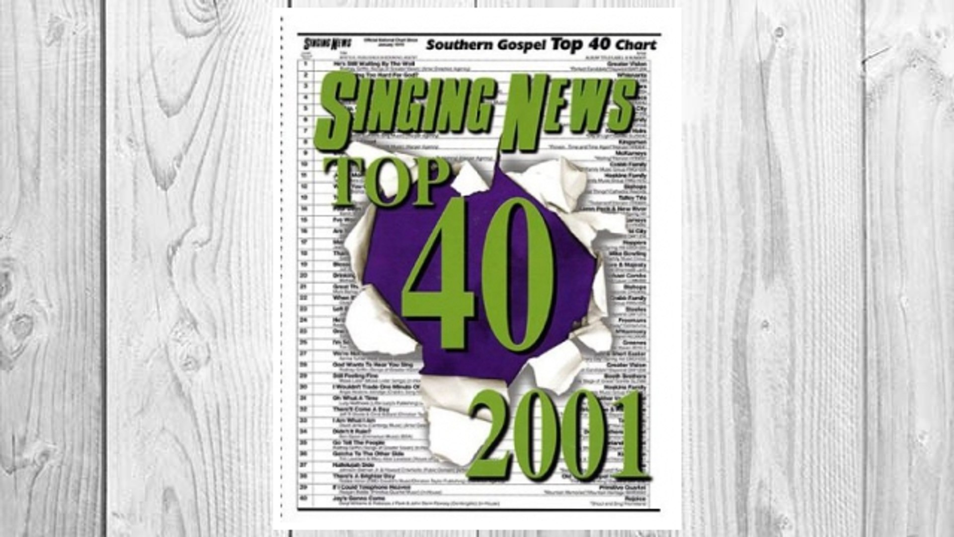 ⁣Download PDF Singing News Top 40 2001: Southern Gospel Top 40 Chart FREE