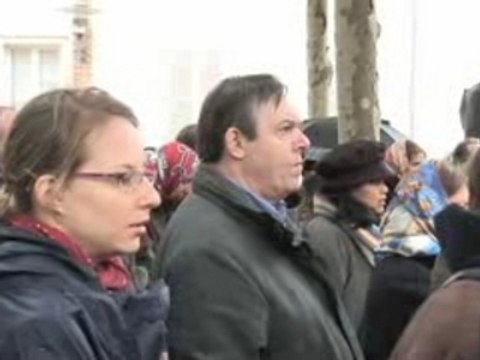La messe à la rue. Communauté traditionnelle à Amiens