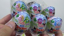 Лунтик Смешарики Киндер Сюрприз игрушки распаковка Smeshariki Luntik Kinder Surprise toys