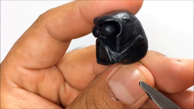 Como hacer a Darth Vader de Disney Infinity de Plastilina 3-3 Star Wars