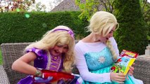 Frozen Elsa & Spiderman SECRET ROOM w/ Maleficent Joker Princess Toys Superhero Fun in real life IRL