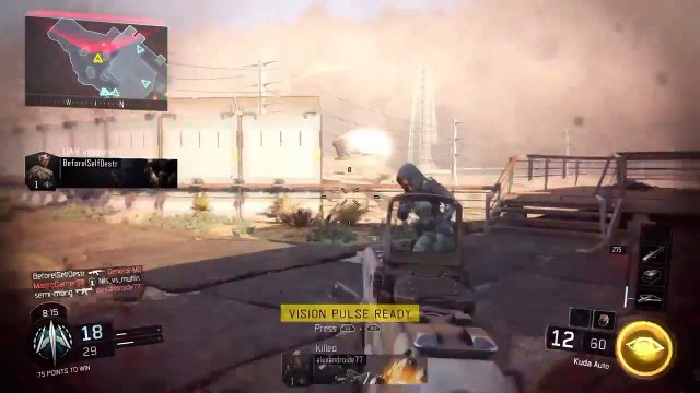 Call of Duty Black Ops 3 - Kuda Madness with the vision pulse! Double K D!