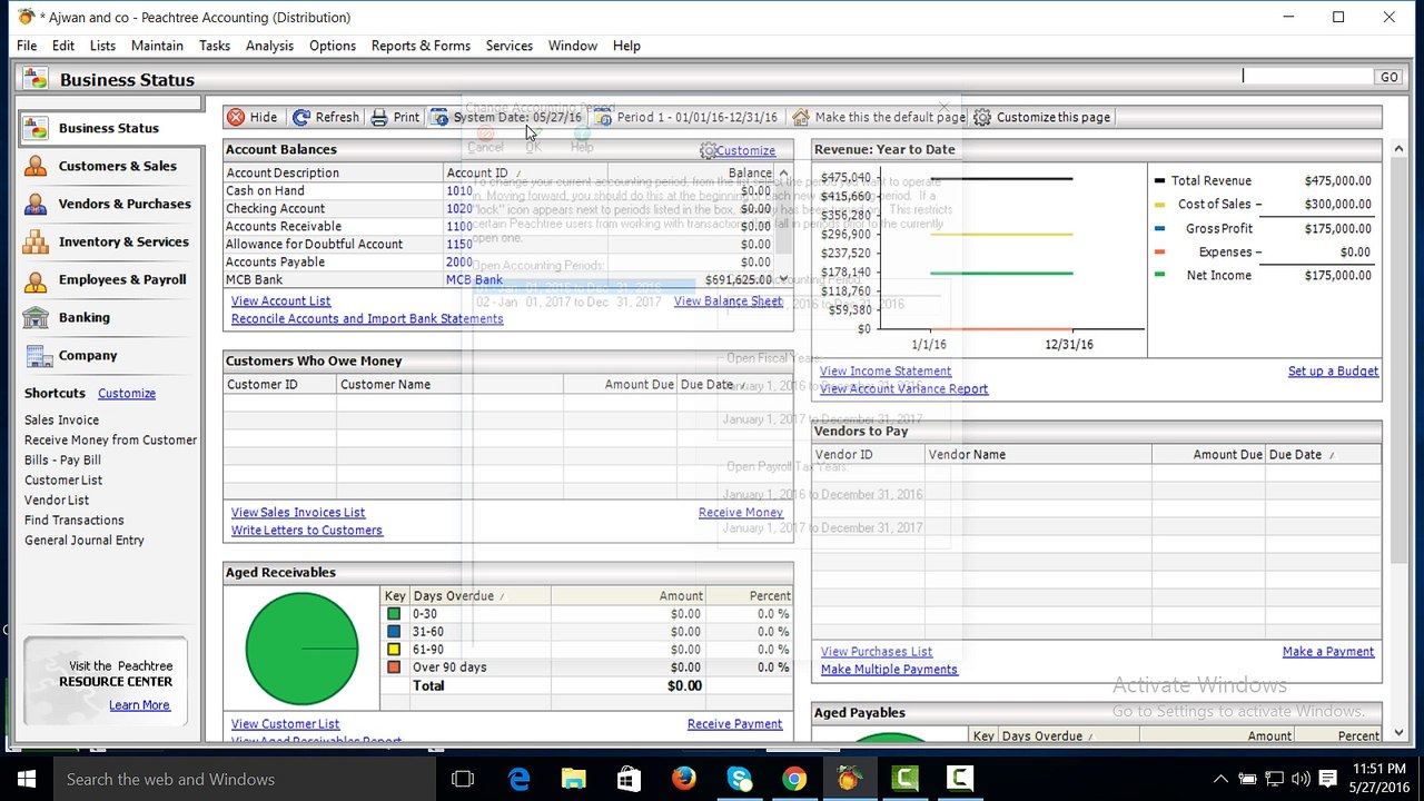Peachtree Lecture 11(payroll formula and payroll entry)