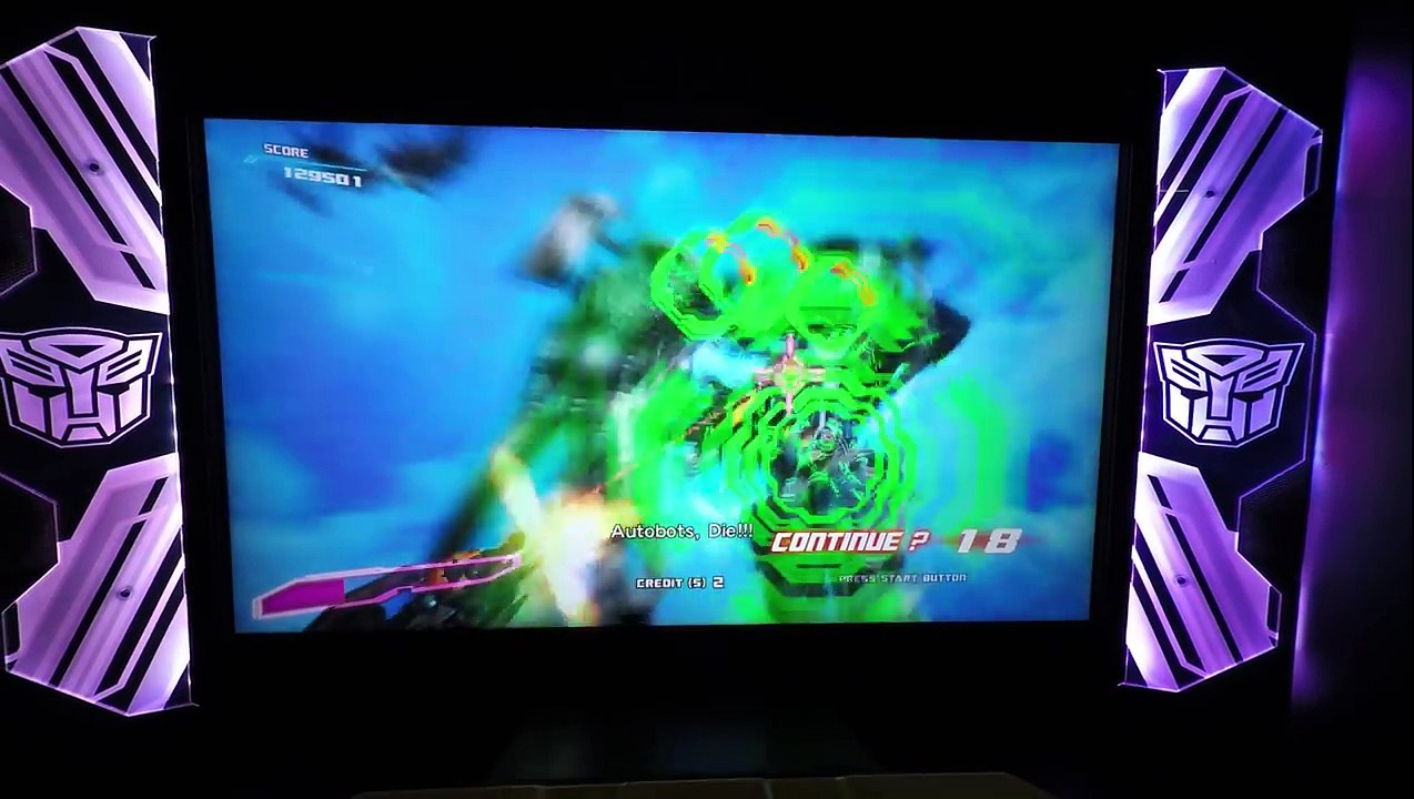 Transformers Human Alliance Arcade Gameplay Video At Dave & Busters Gaming Center With 4 Kids